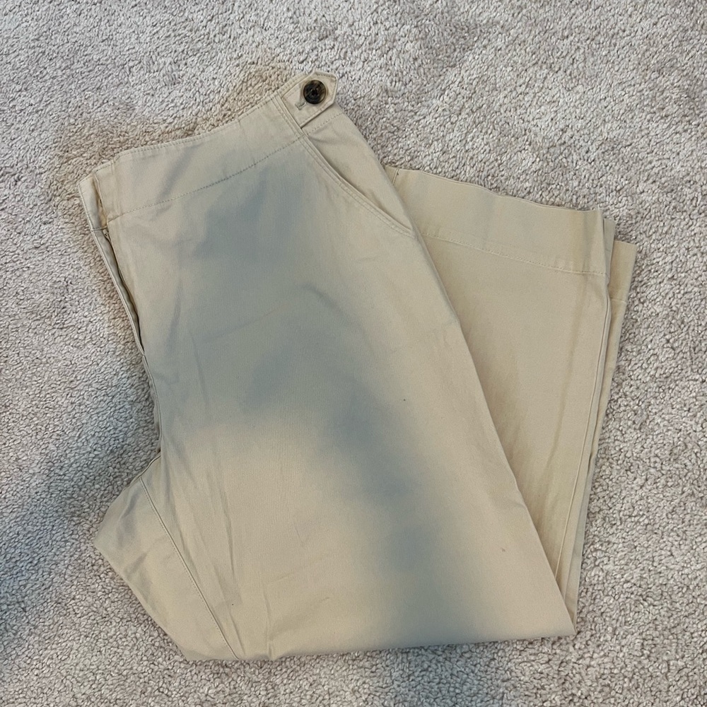 Talbots Women’s Beige Chino Pants Size‎ 12P